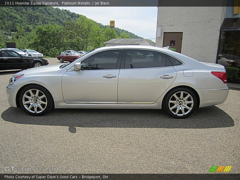 Platinum Metallic / Jet Black 2011 Hyundai Equus Signature