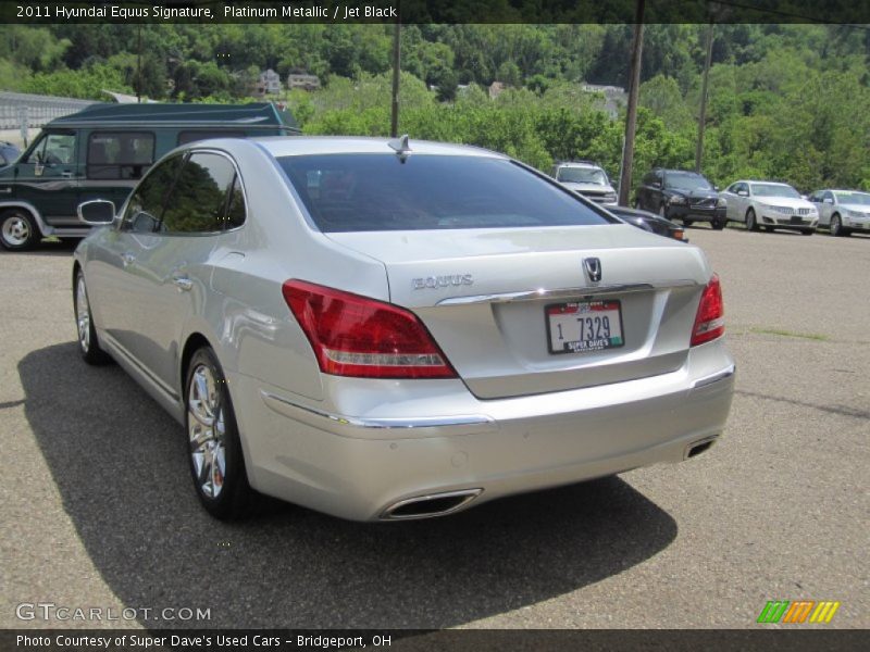 Platinum Metallic / Jet Black 2011 Hyundai Equus Signature