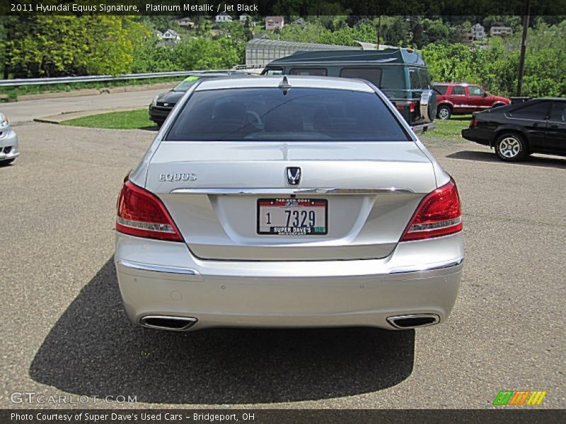 Platinum Metallic / Jet Black 2011 Hyundai Equus Signature
