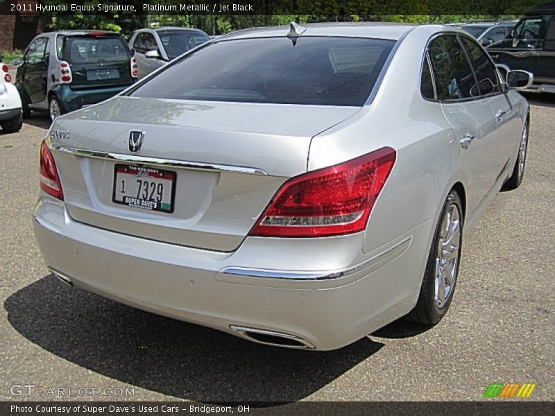 Platinum Metallic / Jet Black 2011 Hyundai Equus Signature