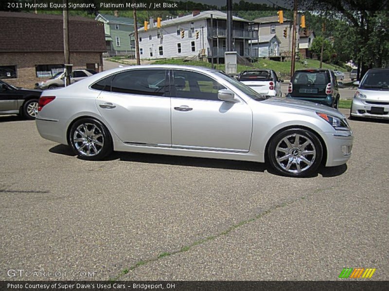Platinum Metallic / Jet Black 2011 Hyundai Equus Signature