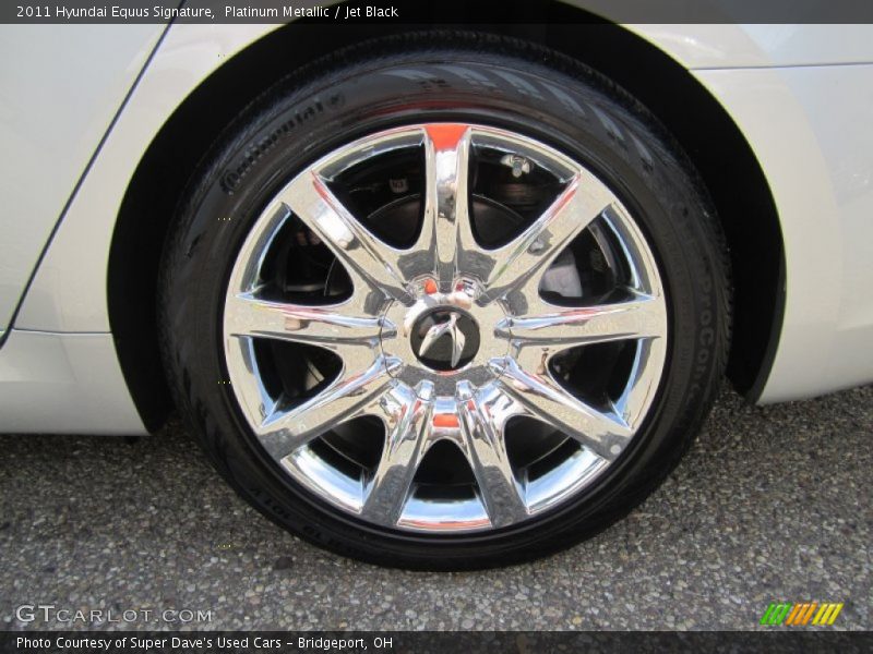 Platinum Metallic / Jet Black 2011 Hyundai Equus Signature