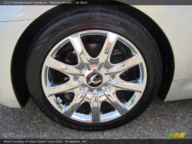 Platinum Metallic / Jet Black 2011 Hyundai Equus Signature