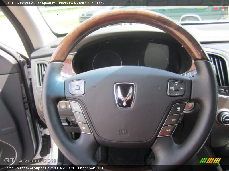 Platinum Metallic / Jet Black 2011 Hyundai Equus Signature