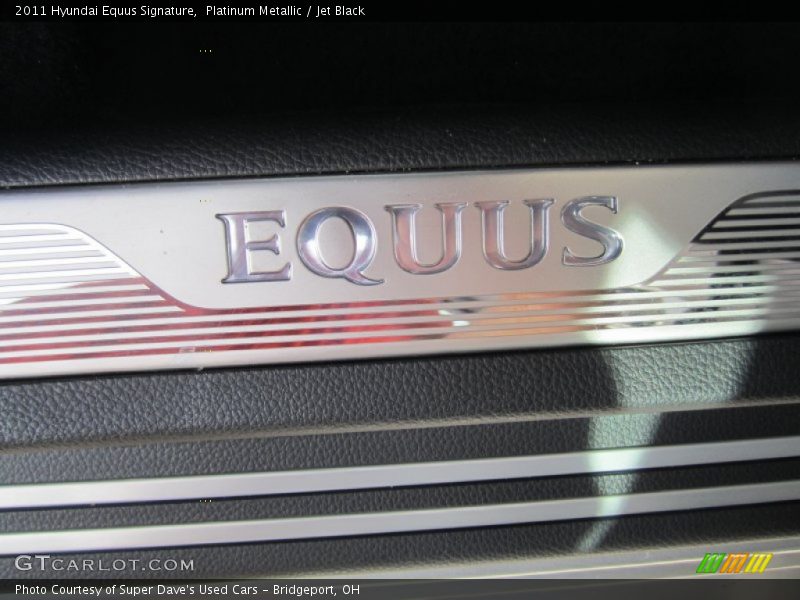 Platinum Metallic / Jet Black 2011 Hyundai Equus Signature