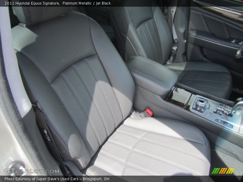 Platinum Metallic / Jet Black 2011 Hyundai Equus Signature