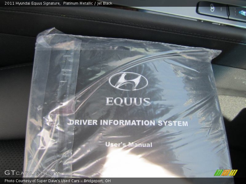 Platinum Metallic / Jet Black 2011 Hyundai Equus Signature
