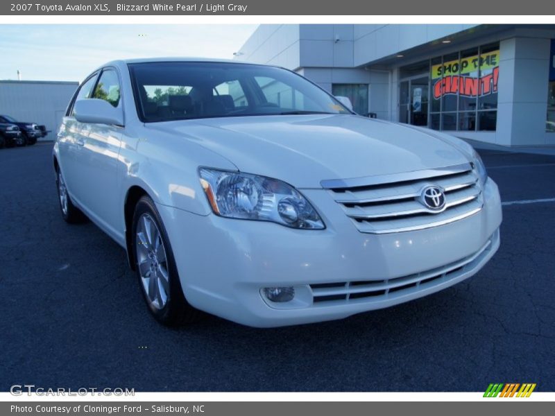 Blizzard White Pearl / Light Gray 2007 Toyota Avalon XLS