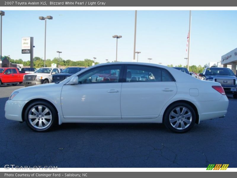Blizzard White Pearl / Light Gray 2007 Toyota Avalon XLS