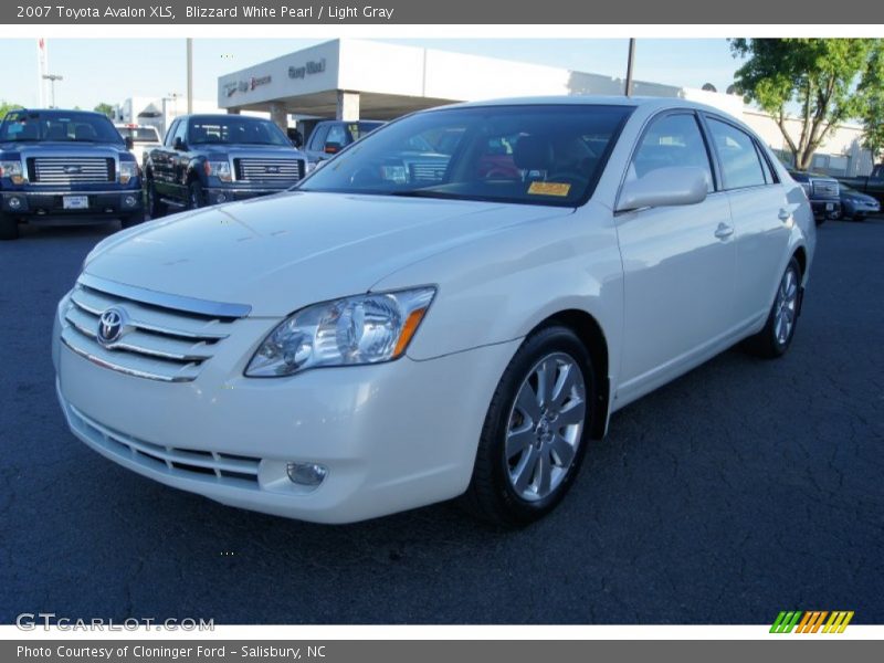 Blizzard White Pearl / Light Gray 2007 Toyota Avalon XLS