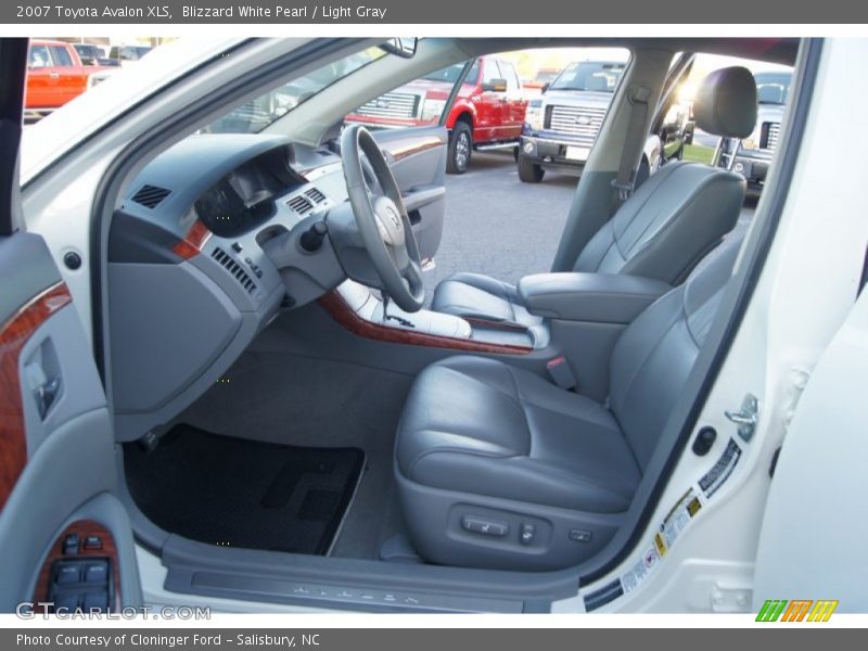 Blizzard White Pearl / Light Gray 2007 Toyota Avalon XLS