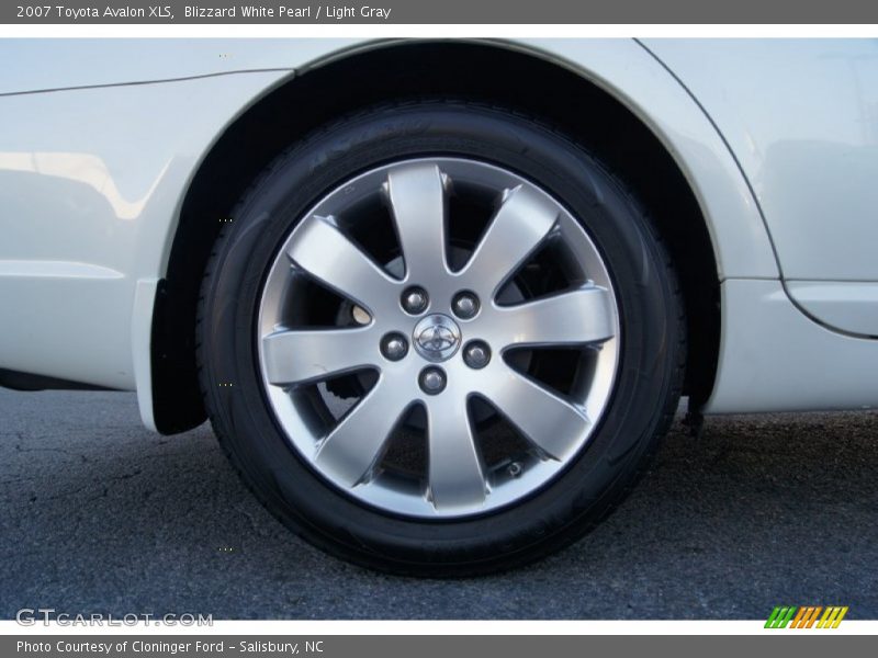 Blizzard White Pearl / Light Gray 2007 Toyota Avalon XLS