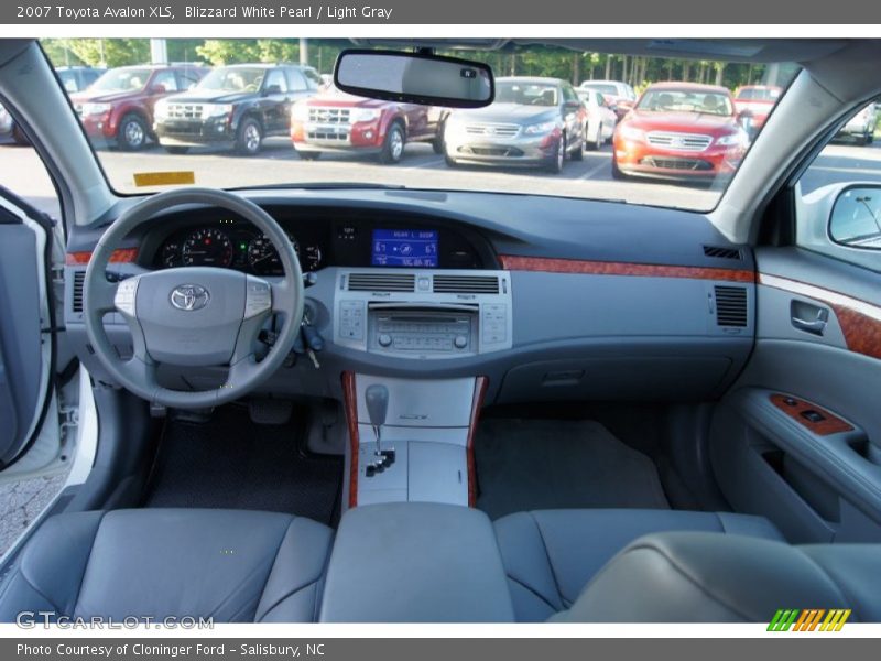 Blizzard White Pearl / Light Gray 2007 Toyota Avalon XLS