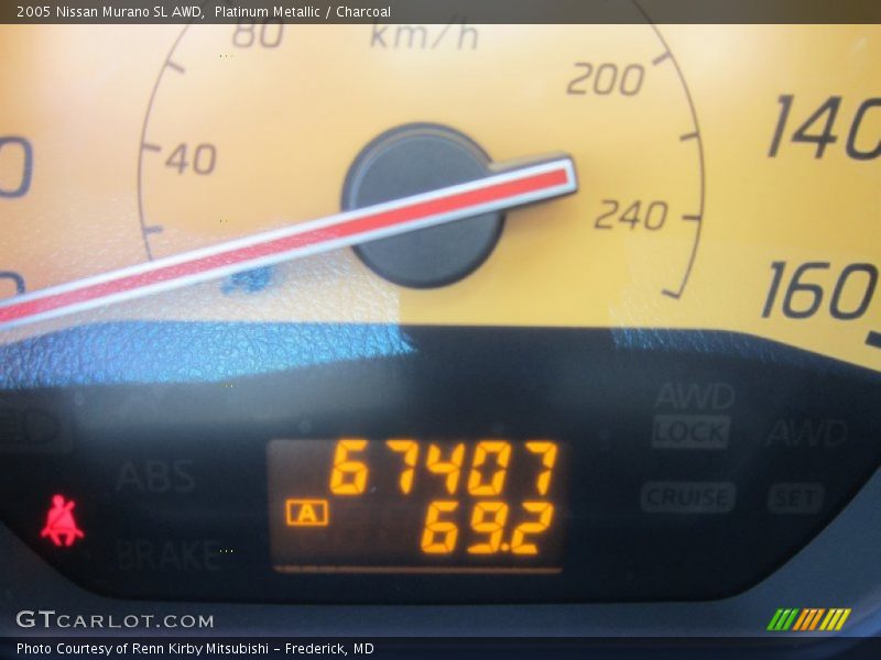 Platinum Metallic / Charcoal 2005 Nissan Murano SL AWD