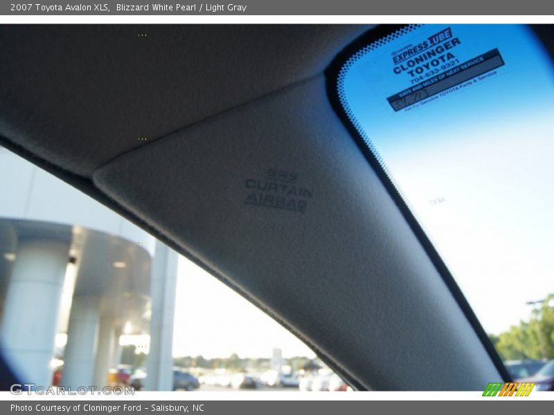Blizzard White Pearl / Light Gray 2007 Toyota Avalon XLS