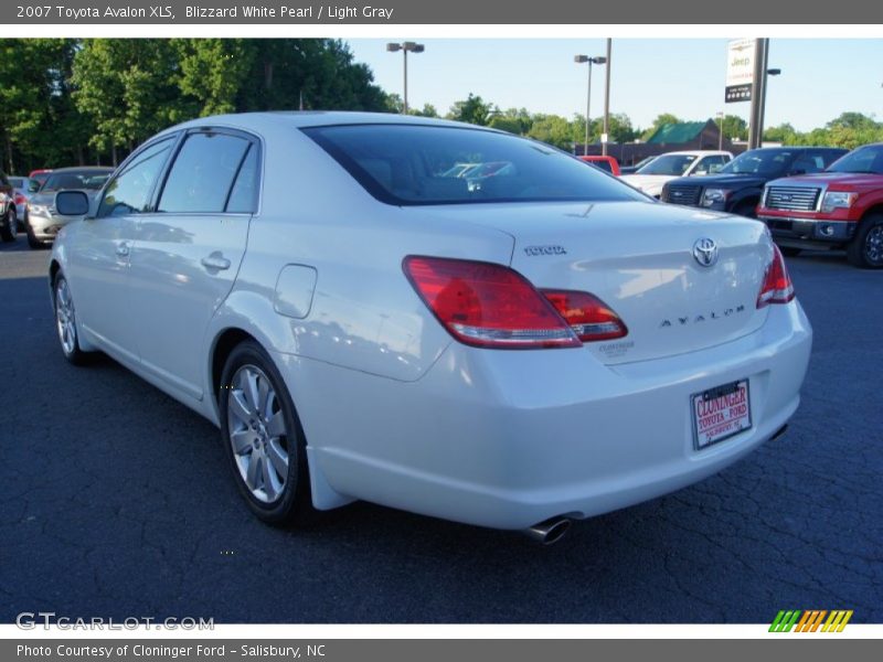 Blizzard White Pearl / Light Gray 2007 Toyota Avalon XLS