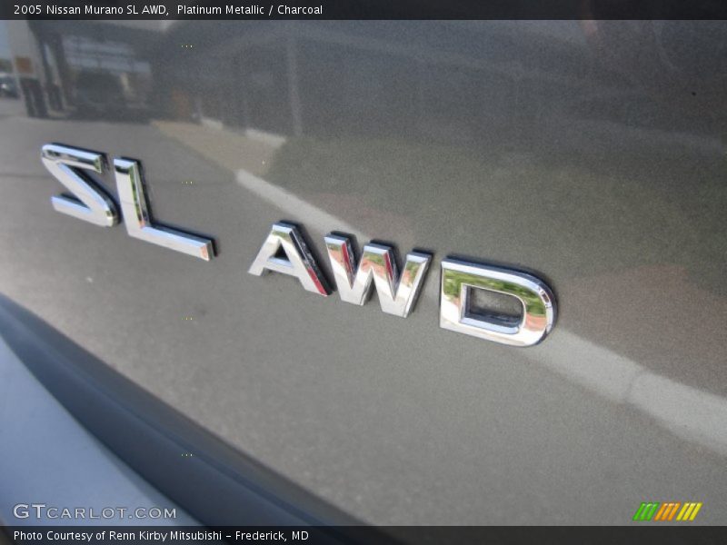 Platinum Metallic / Charcoal 2005 Nissan Murano SL AWD