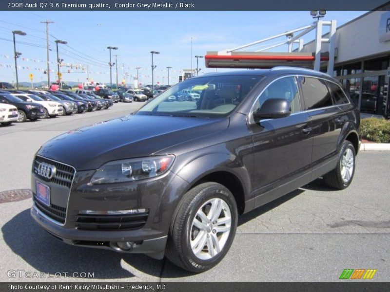 Condor Grey Metallic / Black 2008 Audi Q7 3.6 Premium quattro