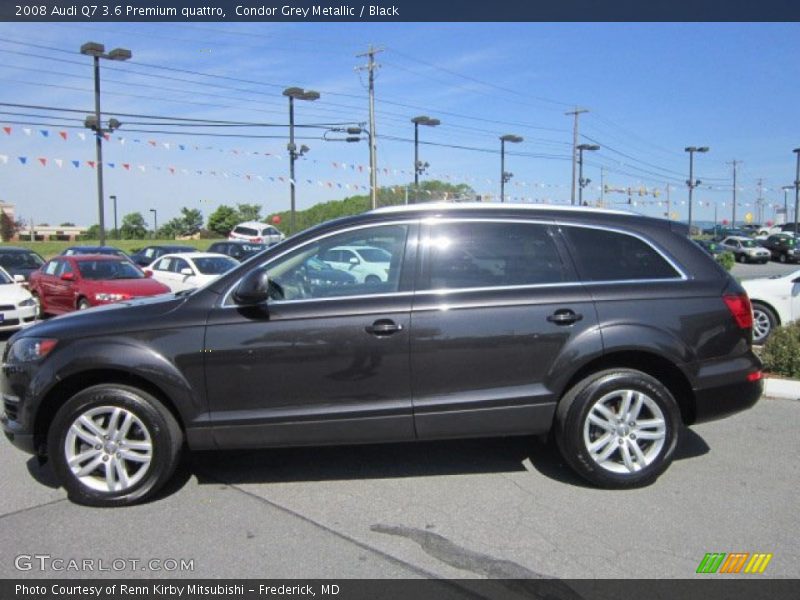 Condor Grey Metallic / Black 2008 Audi Q7 3.6 Premium quattro