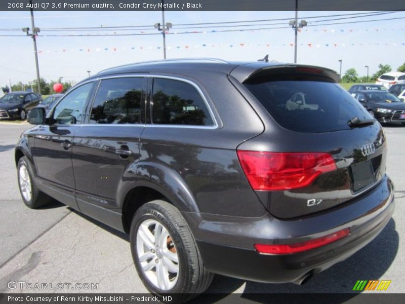 Condor Grey Metallic / Black 2008 Audi Q7 3.6 Premium quattro
