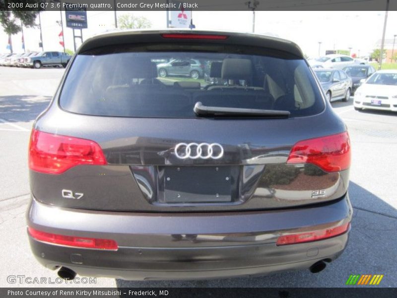 Condor Grey Metallic / Black 2008 Audi Q7 3.6 Premium quattro