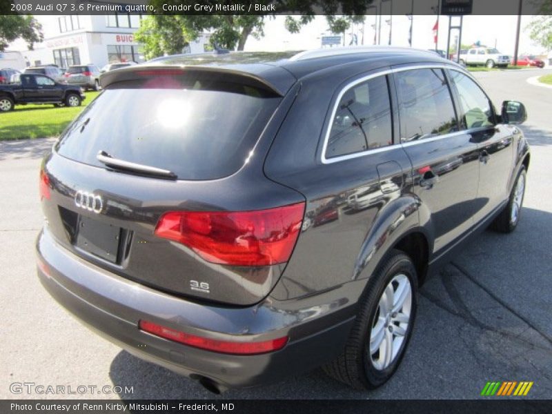 Condor Grey Metallic / Black 2008 Audi Q7 3.6 Premium quattro