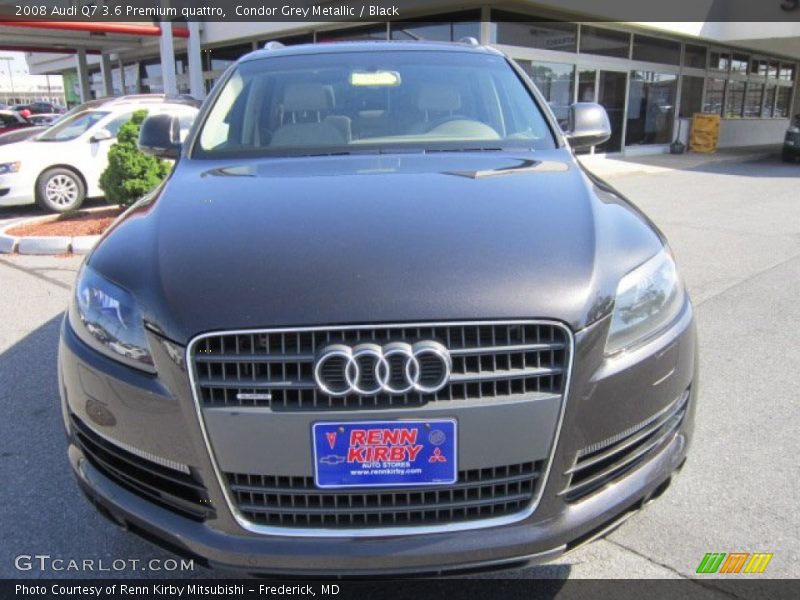 Condor Grey Metallic / Black 2008 Audi Q7 3.6 Premium quattro