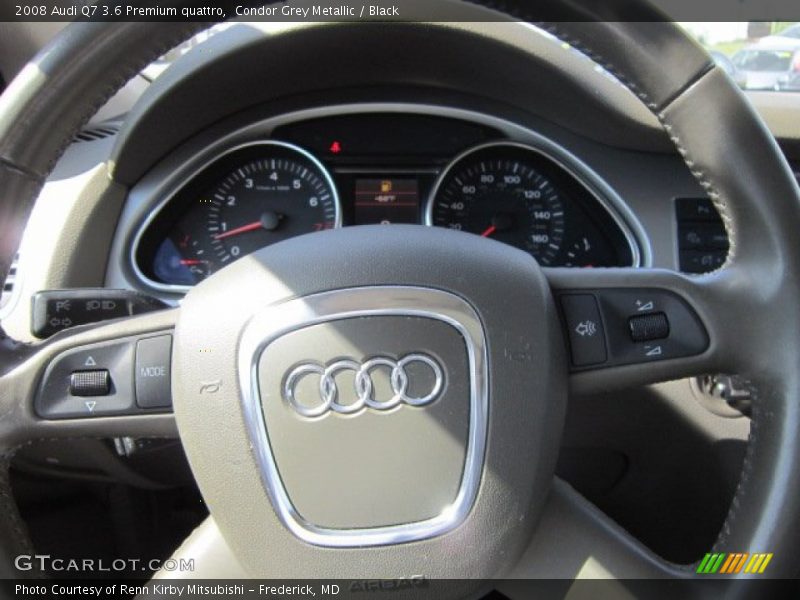 Condor Grey Metallic / Black 2008 Audi Q7 3.6 Premium quattro