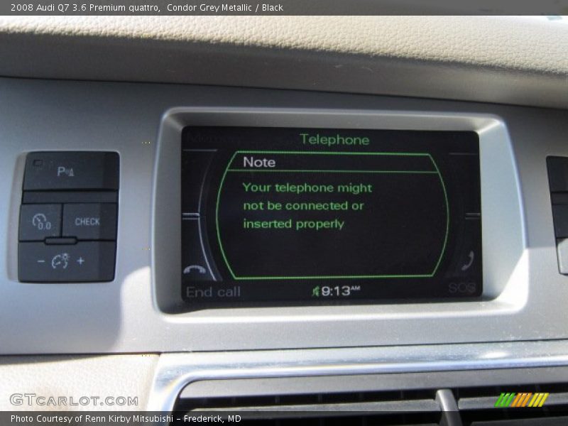 Condor Grey Metallic / Black 2008 Audi Q7 3.6 Premium quattro