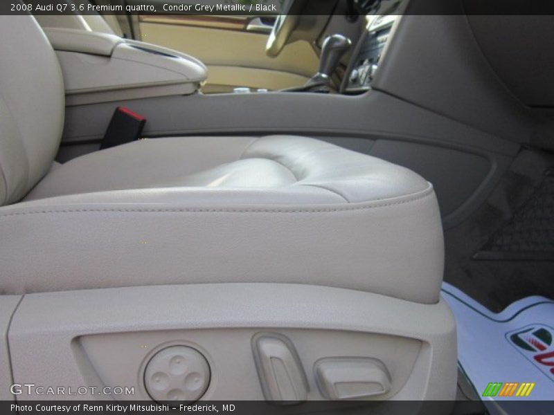 Condor Grey Metallic / Black 2008 Audi Q7 3.6 Premium quattro