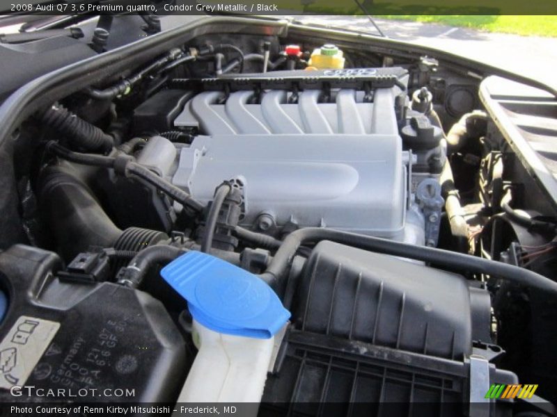 Condor Grey Metallic / Black 2008 Audi Q7 3.6 Premium quattro