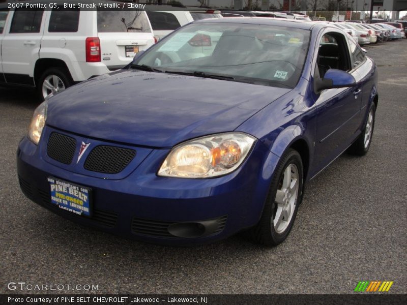 Blue Streak Metallic / Ebony 2007 Pontiac G5