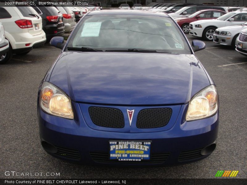 Blue Streak Metallic / Ebony 2007 Pontiac G5