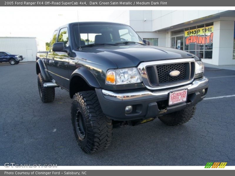 Dark Green Satin Metallic / Medium Dark Flint 2005 Ford Ranger FX4 Off-Road SuperCab 4x4