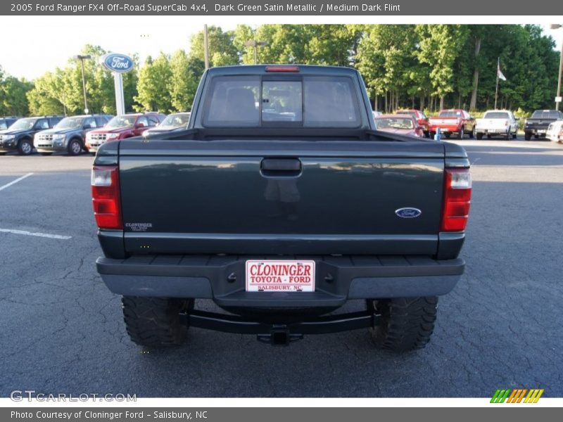 Dark Green Satin Metallic / Medium Dark Flint 2005 Ford Ranger FX4 Off-Road SuperCab 4x4