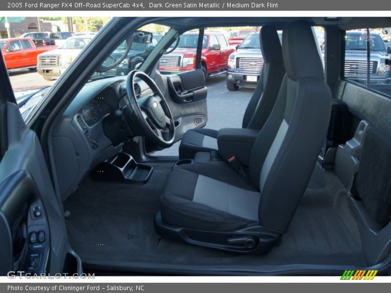 Dark Green Satin Metallic / Medium Dark Flint 2005 Ford Ranger FX4 Off-Road SuperCab 4x4