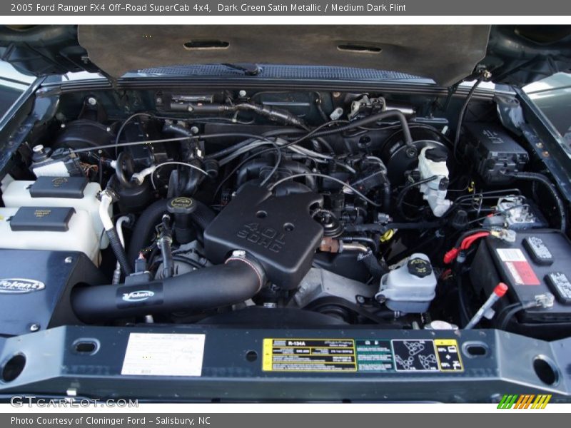  2005 Ranger FX4 Off-Road SuperCab 4x4 Engine - 4.0 Liter SOHC 12-Valve V6
