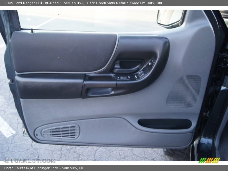 Dark Green Satin Metallic / Medium Dark Flint 2005 Ford Ranger FX4 Off-Road SuperCab 4x4
