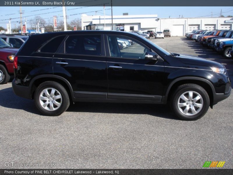 Ebony Black / Gray 2011 Kia Sorento LX