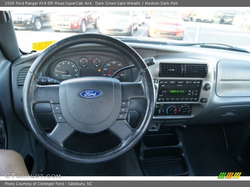 Dark Green Satin Metallic / Medium Dark Flint 2005 Ford Ranger FX4 Off-Road SuperCab 4x4