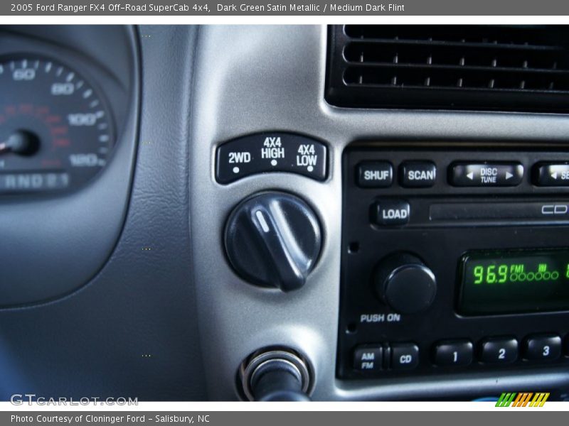 Dark Green Satin Metallic / Medium Dark Flint 2005 Ford Ranger FX4 Off-Road SuperCab 4x4