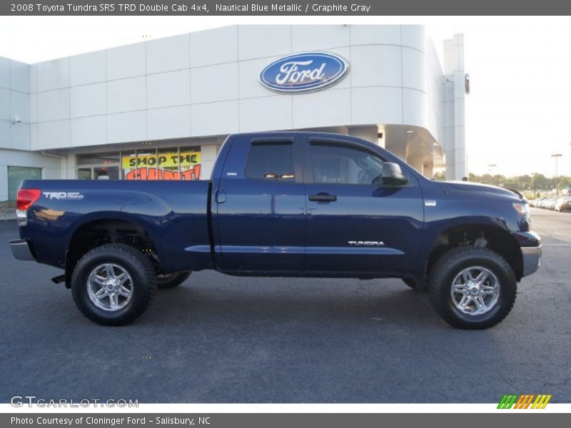Nautical Blue Metallic / Graphite Gray 2008 Toyota Tundra SR5 TRD Double Cab 4x4