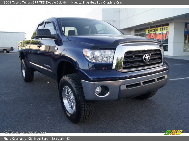 Nautical Blue Metallic / Graphite Gray 2008 Toyota Tundra SR5 TRD Double Cab 4x4