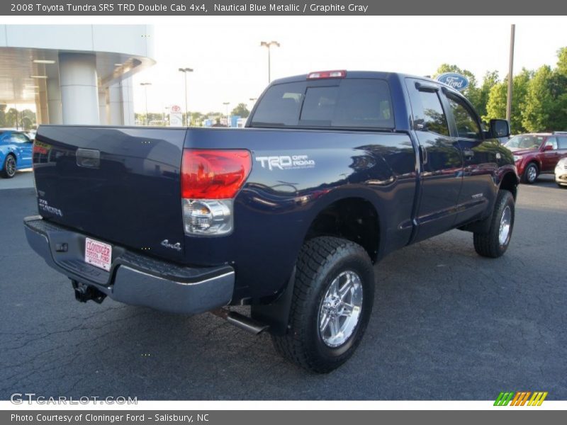 Nautical Blue Metallic / Graphite Gray 2008 Toyota Tundra SR5 TRD Double Cab 4x4
