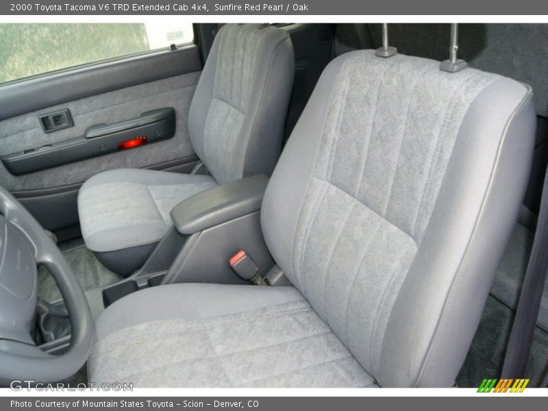 Sunfire Red Pearl / Oak 2000 Toyota Tacoma V6 TRD Extended Cab 4x4