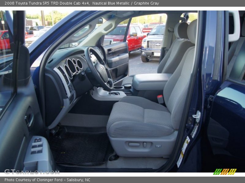 Nautical Blue Metallic / Graphite Gray 2008 Toyota Tundra SR5 TRD Double Cab 4x4