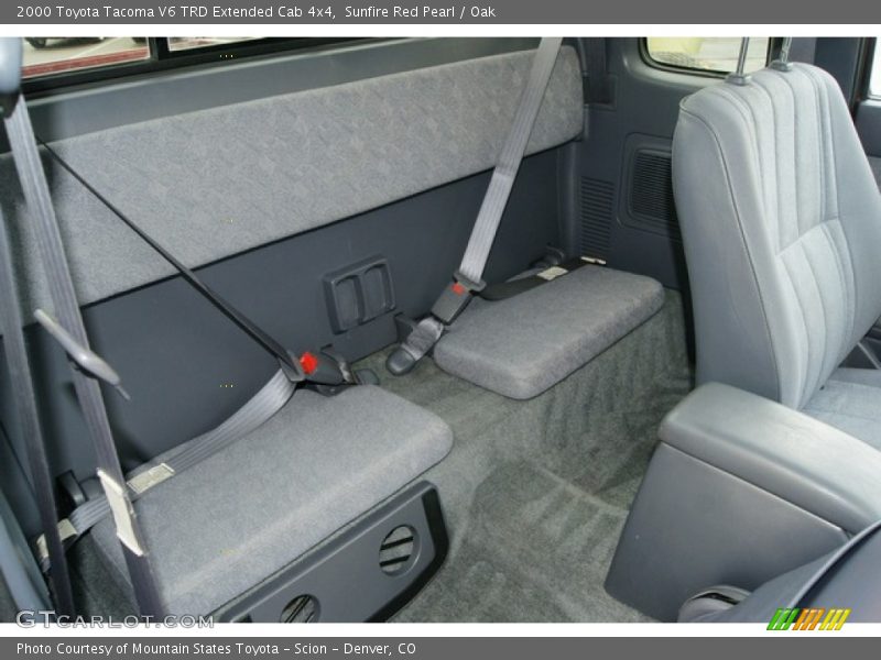 Rear Seat of 2000 Tacoma V6 TRD Extended Cab 4x4