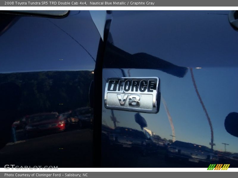 Nautical Blue Metallic / Graphite Gray 2008 Toyota Tundra SR5 TRD Double Cab 4x4