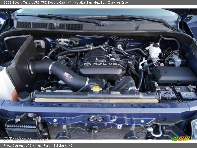 Nautical Blue Metallic / Graphite Gray 2008 Toyota Tundra SR5 TRD Double Cab 4x4