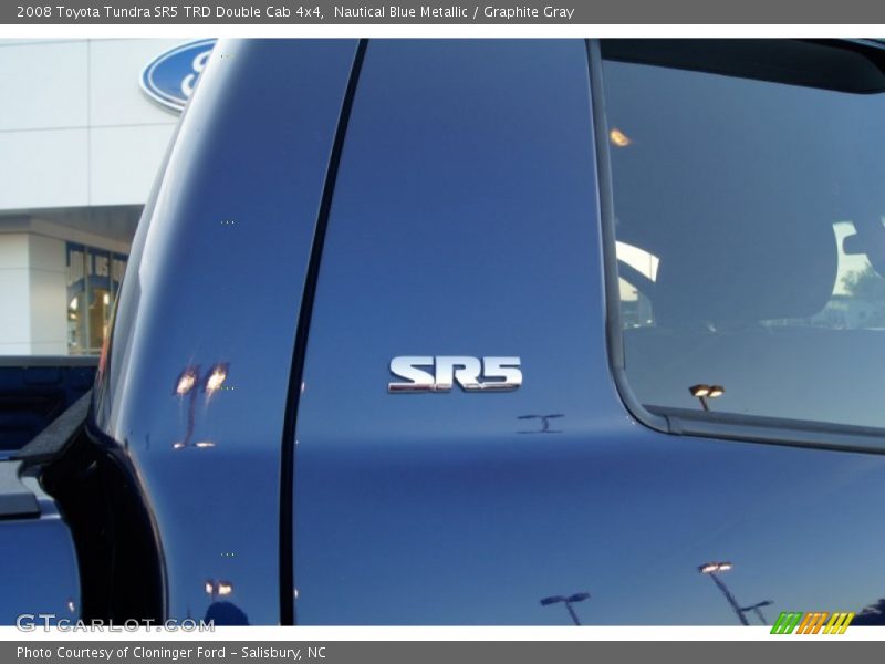 Nautical Blue Metallic / Graphite Gray 2008 Toyota Tundra SR5 TRD Double Cab 4x4